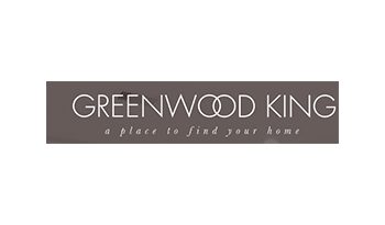 Logo of Greenwood King with tagline about finding home.