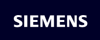SIEMENS logo on a dark background.